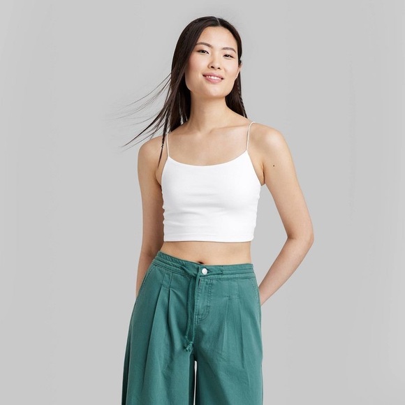 ✨ New! Women's Cropped Cami Tank Top - Wild Fable™ ✨ - Picture 2 of 8